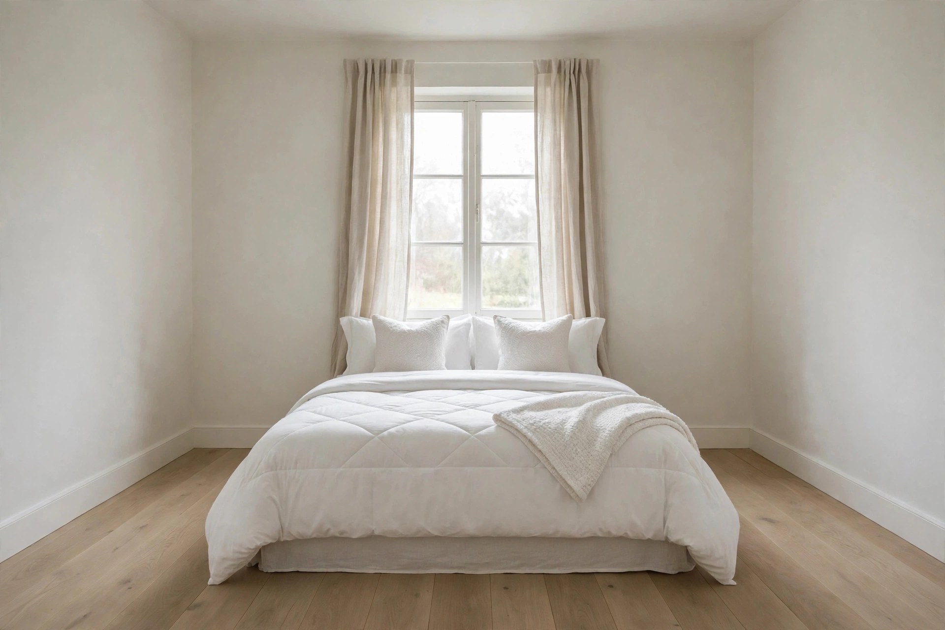 Same bedroom with fresh premium bedding from Sk Gaadi Bhandhar